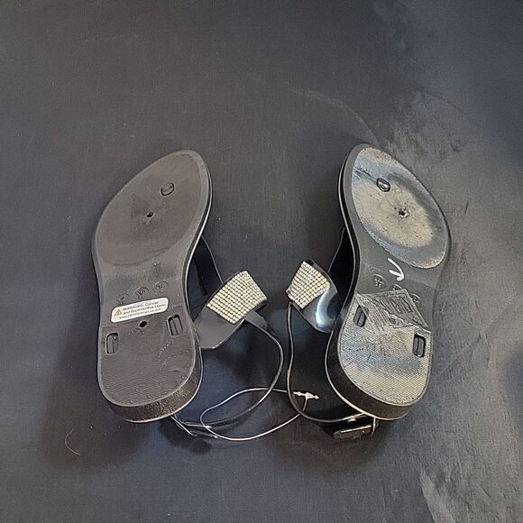 BRAND NEW WOMEN'S RHINESTONE STRAP EMBELLISHMENTS SANDAL - Picture 11 of 13